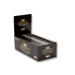 GOLDEN CROWN KORONA 50 Booklets Cigarette Rolling Papers